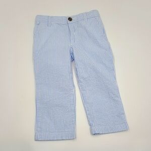 Crown & Ivy boys' seersucker pants size 2T